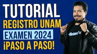 TUTORIAL Registro UNAM 2024 Explicado PASO A PASO FÁCIL [upl. by Olli]