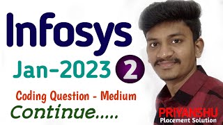 Infosys SP coding Question 2023 2  Infosys Specialist programmer coding questions 2023  Infosys [upl. by Stephan]