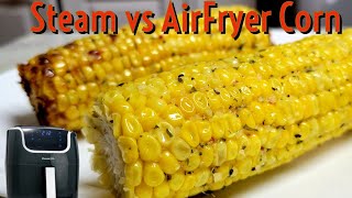 Steamed vs Air Fryer Corn 7qt PowerXL Airfryer Steamer [upl. by Coltun567]