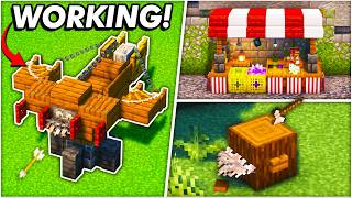 ► 25 MEDIEVAL Build Hacks You Need In Your World  Minecraft Build Ideas 🏰⚔️ [upl. by Rasia]