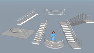 Sketchup Pros Know THIS Handrail Trick Without Plugins [upl. by Ivan]