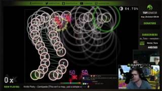 Osu  Happystick Knife Party  Centipede at 010 Speed Sped up version 10x Speed [upl. by Zanahs]