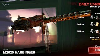 M2020 Harbinger Gun  Zombie Kill  Daily ChallengeInto the dead 2 gaming gameplay [upl. by Redliw320]