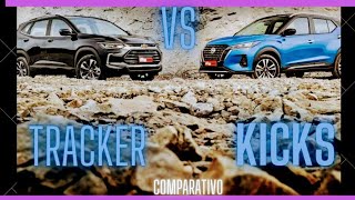 COMPARATIVO NOVO NISSAN KICKS VS CHEVROLET TRACKER [upl. by Atileda550]