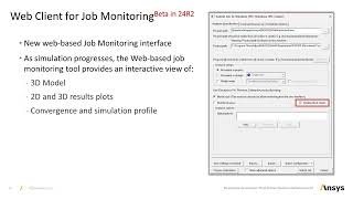 Web client for HFSS Job Monitoring 2024R2 [upl. by Roxane]