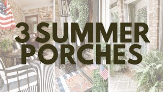 Transforming My Porches For Summer  Diy Porch Makeover Ideas [upl. by Rabbaj782]