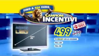 Euronics Campioni degli incentivi  TV LCD Sharp LC32LE600E [upl. by Maillij]