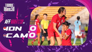 Highlights Indonesia vs Kamboja  AFF Women’s Cup 2024 [upl. by Wailoo]