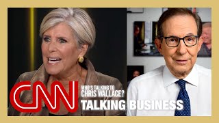 Chris Wallace talks business Wallace tells Suze Orman that he leases a car See what she has to say [upl. by Sadie]