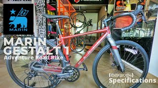 Marin Gestalt 1 2022  Budget Adventure Road Bike  Specifications [upl. by Aserahs]