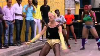 ANTM 19 Laura and Kristins dance in Jamaican Challenge [upl. by Wawro]