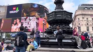 Piccadilly Circus  Central London UK [upl. by Ahseat]