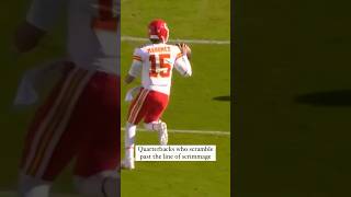 Scrambling quarterbacks should be no different than running backs shorts patrickmahomes chiefs [upl. by Olethea30]