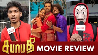 Sabhaapathy Review  Santhanam  Sabapathy Public Review  Sabhaapathy Movie Review [upl. by Atiuqnahs]