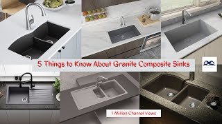 5 Things to Know About Granite Composite Sinks  Why Granite Composite Sinks are So Popular [upl. by Lasorella]