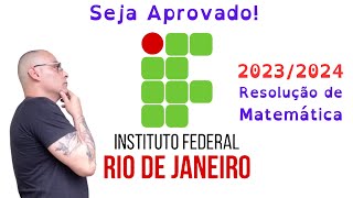 Seja aprovado no IFRJ Resolução da prova 20232024 [upl. by Lleral]