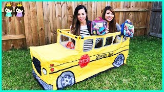 Wheels on the Bus School Songs Pretend Play [upl. by Iral]