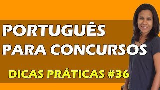 EXERCÍCIOS DE REGÊNCIA  PORTUGUÊS PARA CONCURSOS  DICA 36 [upl. by Latsyrc543]