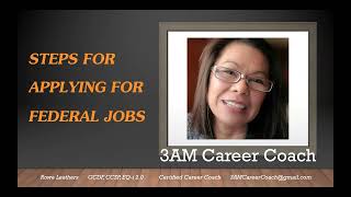 How to Get a Federal Job [upl. by Tomasine571]