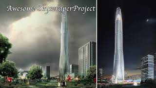 UPDATE Tianjin Ctf Finance Center Supertall Skyscraper In Tianjin China January 2019 [upl. by Ettenej]