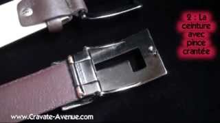 CEINTURE  MISE A TAILLE CEINTURES comment ajuster sa ceinture [upl. by Knobloch622]