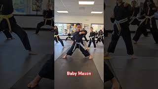 Baby Mason has been working on his karate skills since he was 2 [upl. by Lyons]