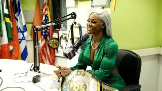 TBS Champion Jade Cargill On Nyla Rose Fight Taking Shots At Bow Wow Motherhood  More [upl. by Airotcivairam]