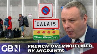 Calais migrants OVERWHELM French police and BREAK into lorries to cross Channel EVERY NIGHT [upl. by Ykcir]