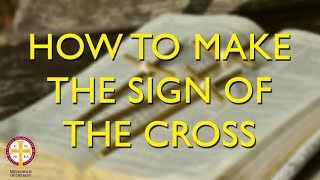 How to Make the Sign of the Cross  Greek Orthodox 101 [upl. by Moulton]