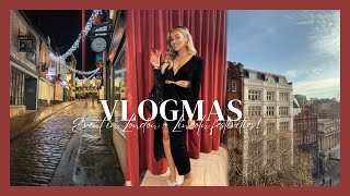 VLOGMAS COME TO A LOOKFANTASTIC EVENT  CHRISTMAS IN LINCOLN WITH THE FAMILY [upl. by Lehcar402]