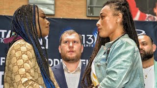 HEATED Claressa Shields vs Hanna Gabriels 2 • PRESS CONFERENCE HIGHLIGHTS [upl. by Ihsorih836]