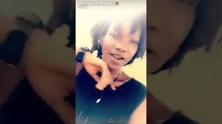 Ebony Reigns jamming to Bawasaba by Stonebwoy [upl. by Damien]