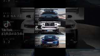 GT2 RS vs GT3 RS vs GT4 RS [upl. by Nocam]