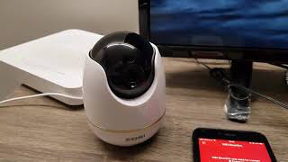 Zosi Smart Camera 1080p  installation and test IOS [upl. by Charlena]