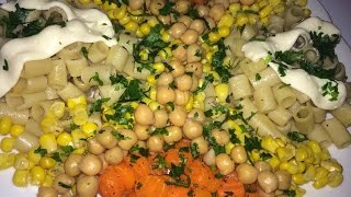 salade de pois chiche MOROCCAN CHICKPEAS SALAD سلطة المكرونة بالحمص [upl. by Einahpehs176]