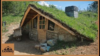 Construction of a dugout in the mountains DIY [upl. by Willman545]