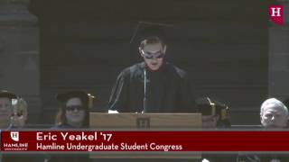 Eric Yeakel Commencement Speech [upl. by Maxama]