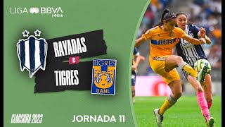 Resumen Rayadas vs Tigres  J11  Liga BBVA MX Femenil [upl. by Neau]