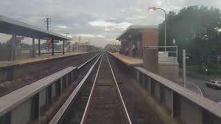 LIRR East Williston to Jamaica M3 Front Window 2017 [upl. by Marba]