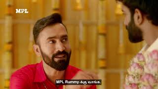 MPL Rummy  Bada game badi winnings  Dinesh Karthik  Tamil  Play now [upl. by Tnerb]