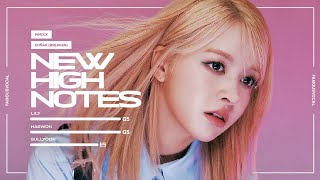 NMIXX 엔믹스  NEW HIGH NOTES in Soñar Breaker  E♭5G5 [upl. by Atiekal]