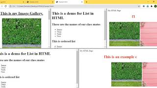 How to Create a Frame in HTML using both Rows And Cols [upl. by Pentha]