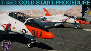 T45C Goshawk Cold Start Tutorial  DCS WORLD [upl. by Willey]