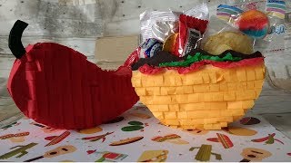 PIÑATAS en forma de CHILE y TACO para las FIESTAS PATRIAS [upl. by Ros]