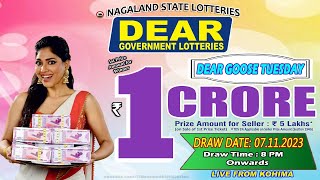 LOTTERY SAMBAD DEAR 8 PM 07112023 NAGALAND LOTTERY LIVE DEAR LOTTERY LIVE LOTTERY SAMBAD LIVE [upl. by Abie]