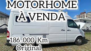 SPRINTER MOTORHOME 2001 A VENDA COM PREÇO 186000 Km ORIGINAIS MONTAGEM 2021 NÃO PAGA MAIS IPVA [upl. by Entsirhc]