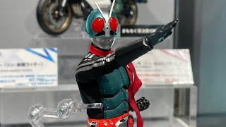 【TAMASHII NATIONS STORE TOKYO】 SHFiguarts 仮面ライダー第21号一文字隼人シン・仮面ライダー ダブルライダーを撮影 [upl. by Jarid]