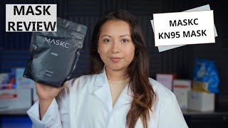 MaskC KN95 Face Mask Review Using NIOSH N95 Testing Standard [upl. by Tallou541]