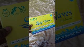 Safe Waves Napkins from Herbalayam queensaari shorts napkin sanitarypad sanitarynapkins [upl. by Cy]