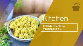 Hirse richtig zubereiten – Schritt für Schritt Anleitung  makrobiotische Rezepte  Vivoterra® [upl. by Ardnad]